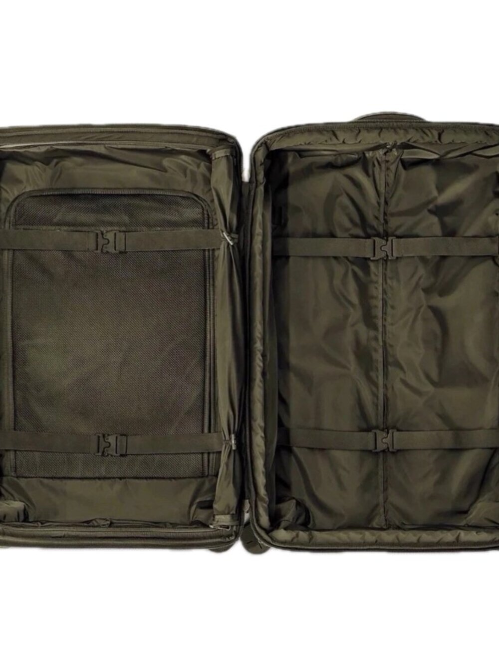 Dagne Dover Sydney 25" Checked Rolling Suitcase Luggage Dark Moss NEW - Picture 9 of 13